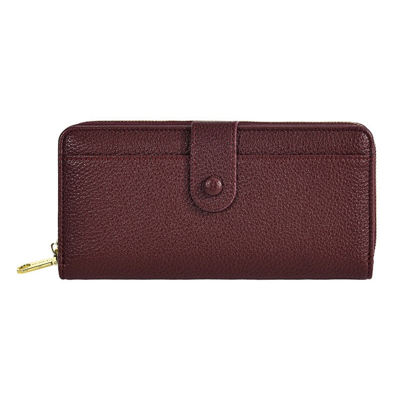 Women's PU Leather Long Wallet