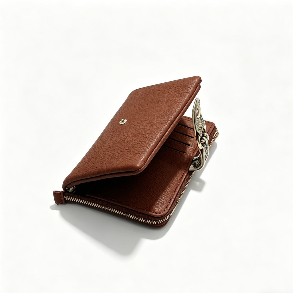 Chic Genuine Leather Long Wallet