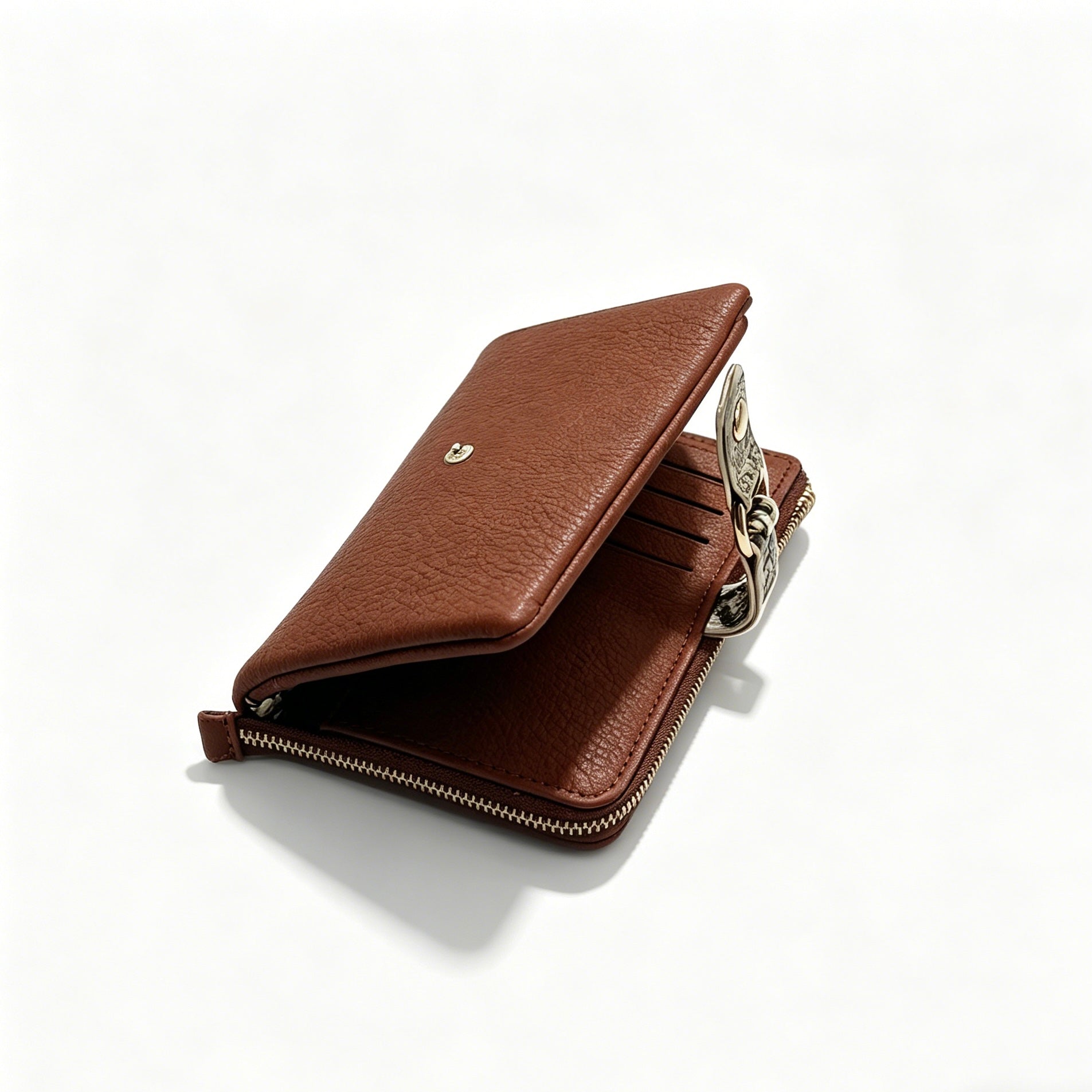 Chic Genuine Leather Long Wallet