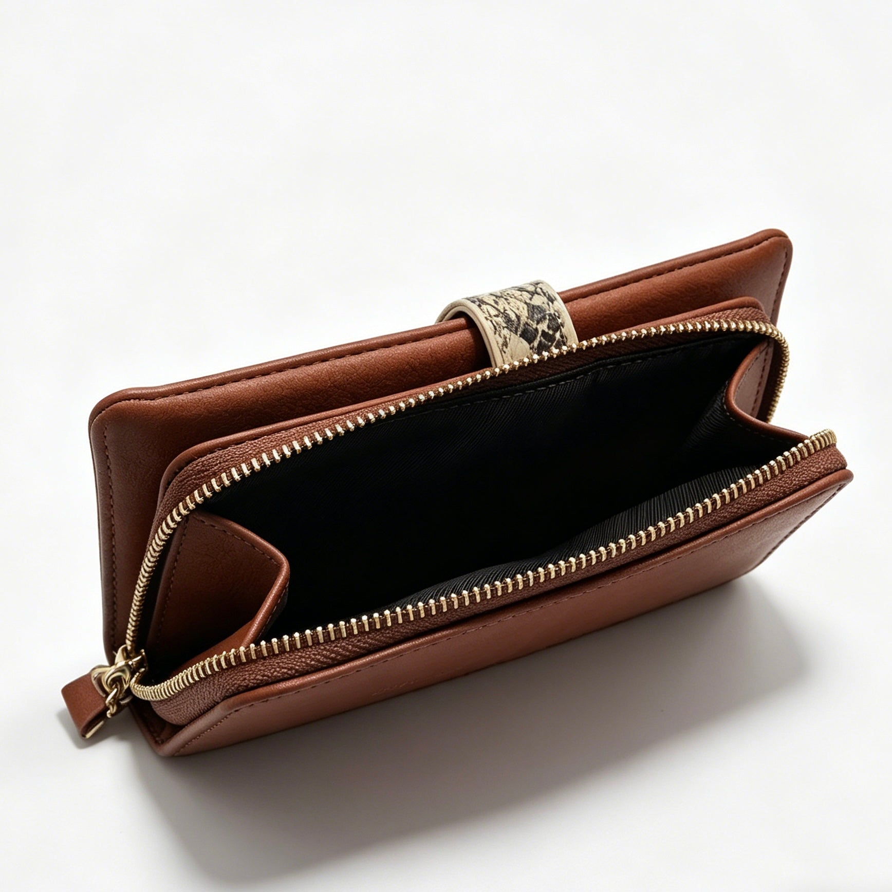 Chic Genuine Leather Long Wallet
