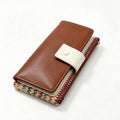 PU Leather Long Wallet