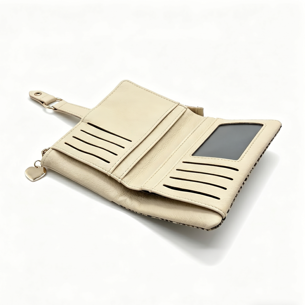 PU Leather Medium Wallet