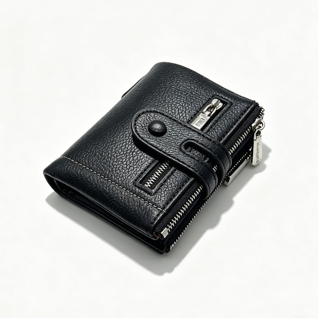 PU Leather Short Wallet