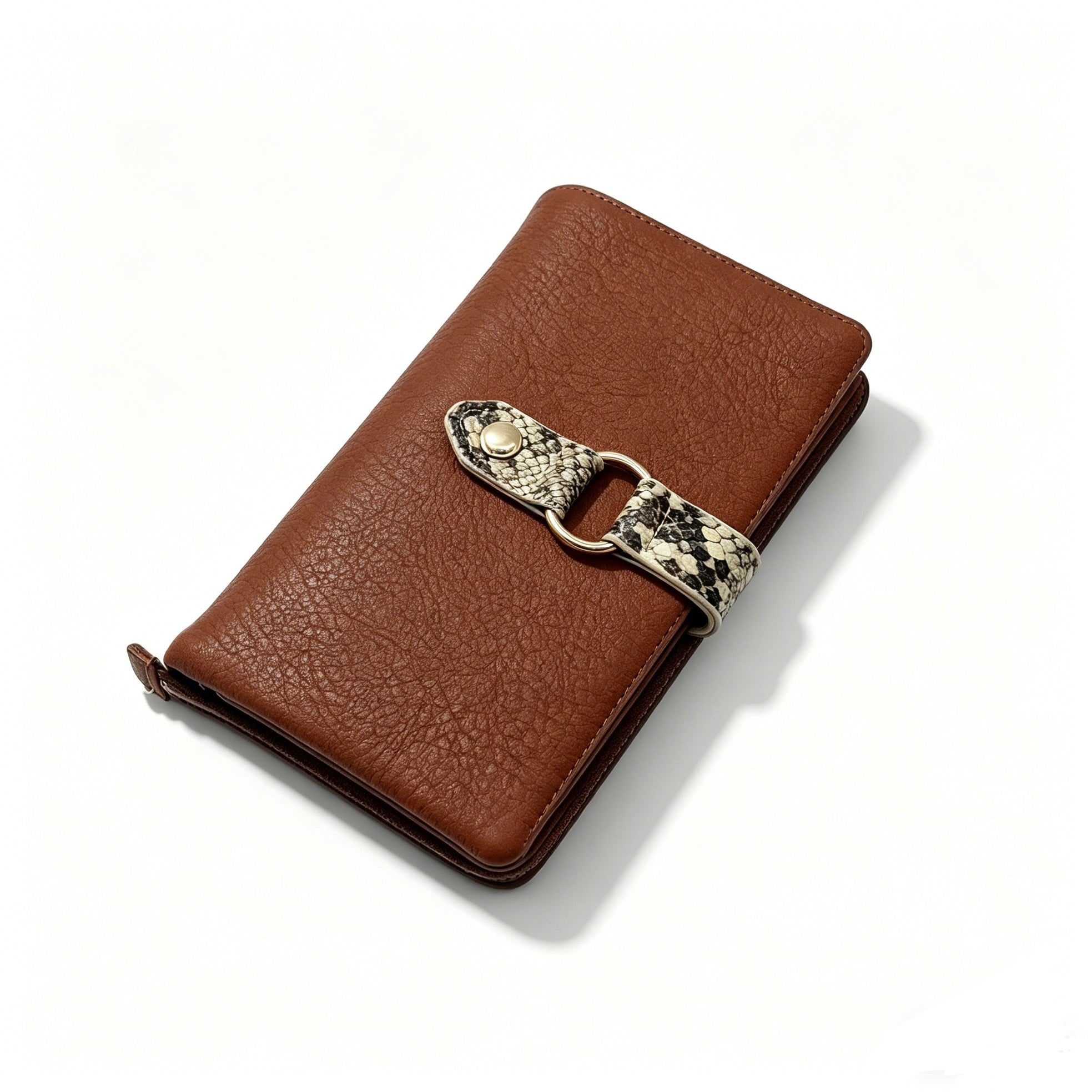 Chic Genuine Leather Long Wallet