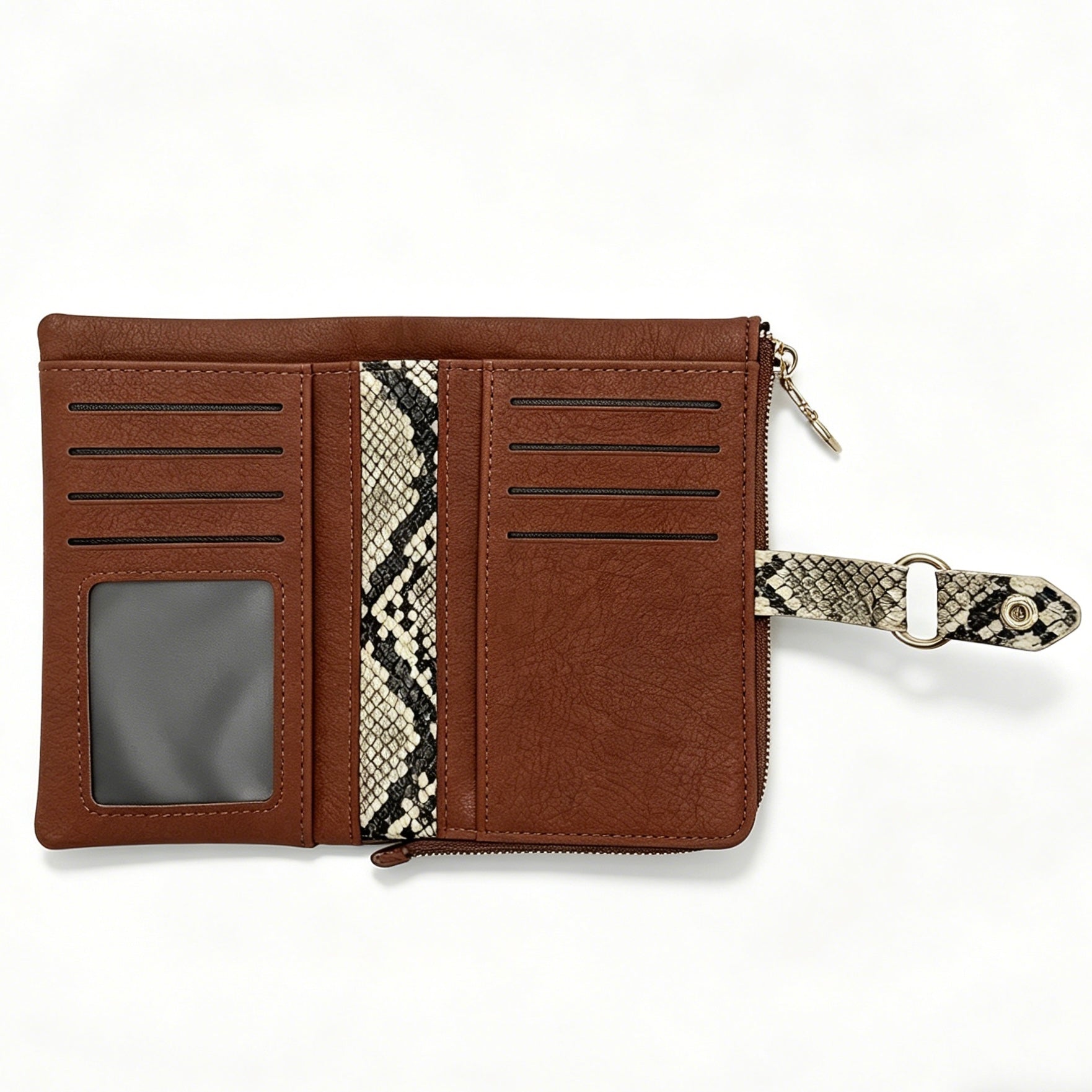 Chic Genuine Leather Long Wallet