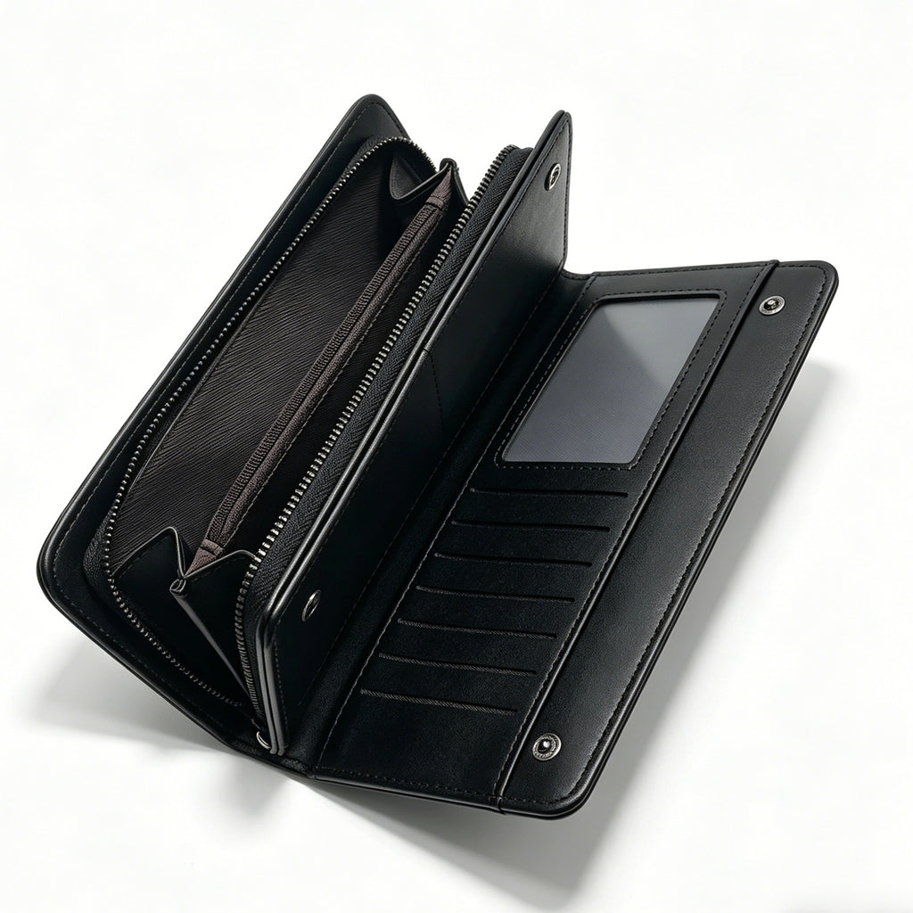 PU Leather Long Wallet